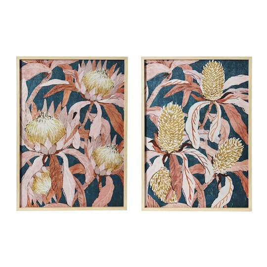 Hello Honey® Framed Floral Prints Wall Art Set